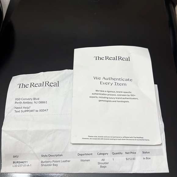 Authentic Burberry Patent Leather Bag - Picture 6 of 7